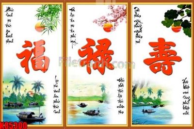 Ảnh gốc file in lụa File tranh gốc tổng hợp K85300 chi tiết