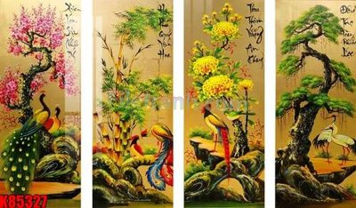 Tải file File tranh gốc tổng hợp K85327 (gốc) chủ đề hoa sen