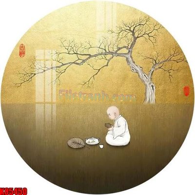 File tranh File tranh gốc tổng hợp K85450 (gốc) in trên kính