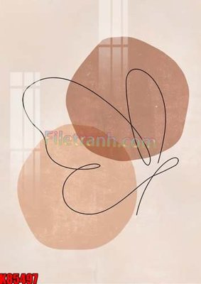 File in mica File tranh gốc tổng hợp K85497 (bản gốc) làm vách ngăn