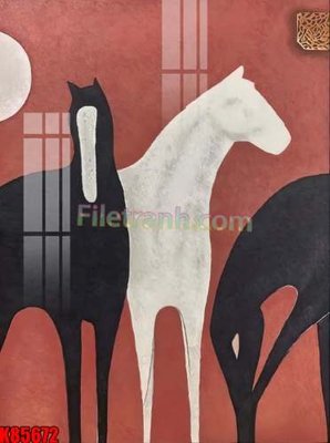 File in trần File tranh gốc tổng hợp K85672 (bản gốc) hoa văn