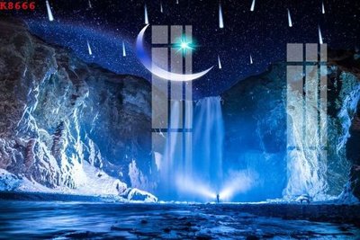 Ảnh gốc File gốc in tranh tổng hợp K8666 (độ nét cao) in tráng gương