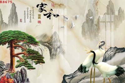 Ảnh gốc File gốc in tranh tổng hợp K8675 (độ nét cao) in mica