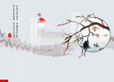 File in ấn cao cấp File gốc in tranh tổng hợp tường nền K87000 (file gốc)