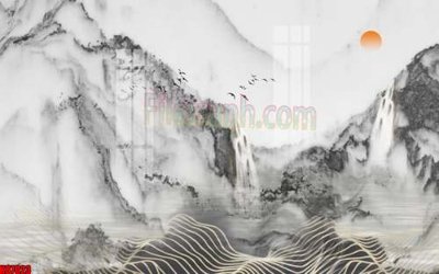 File ảnh File gốc in tranh tổng hợp tường nền K87023 (gốc) in biển hiệu