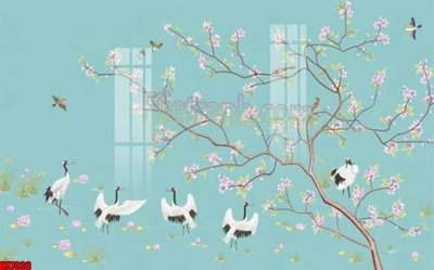 Cung cấp file tranh gốc File gốc in tranh tổng hợp tường nền K87036 độc quyền