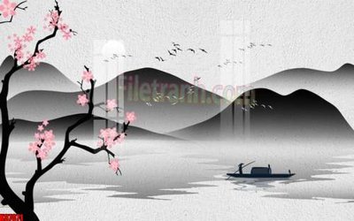 File in trần File gốc in tranh tổng hợp tường nền K87071 (bản gốc 3D) sống động