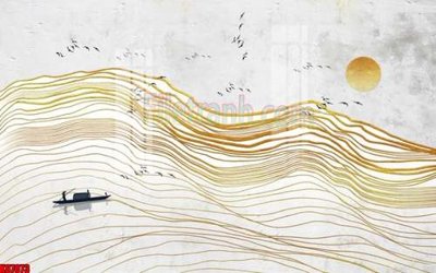 Tải file gốc in lụa File gốc in tranh tổng hợp tường nền K87073 siêu nét