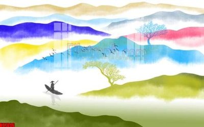 Download file File gốc in tranh tổng hợp tường nền K87096 (chuẩn in) chất lượng cao