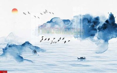 Download file File gốc in tranh tổng hợp tường nền K87111 (gốc) in mica đèn LED