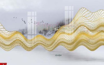 File in trần File gốc in tranh tổng hợp tường nền K87137 (bản gốc) hoa văn