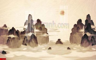 Ảnh gốc File gốc in tranh tổng hợp tường nền K87171 (siêu chi tiết) để in ấn