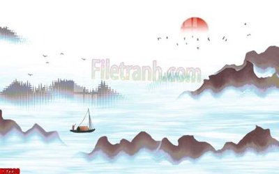 File ảnh File gốc in tranh tổng hợp tường nền K87239 (gốc) dùng in Pano