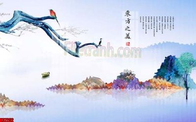 Hình ảnh file gốc in trần nhà File gốc in tranh tổng hợp tường nền K87252