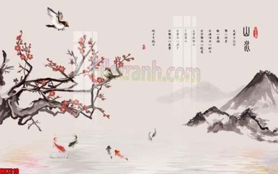 File tranh gốc File gốc in tranh tổng hợp tường nền K87318 chủ đề hiện đại