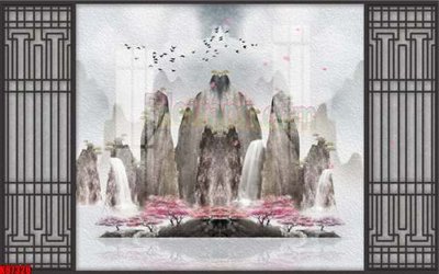 Tải file File gốc in tranh tổng hợp tường nền K87328 (gốc) in ấn chất lượng