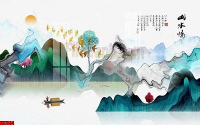 File tranh in trần 3D File gốc in tranh tổng hợp tường nền K87334 (ảnh gốc)