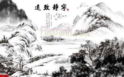 Download file tranh File gốc in tranh tổng hợp tường nền K87397 (file gốc PSD)