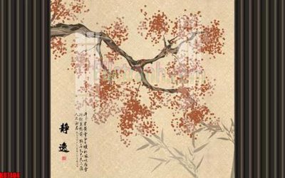 Hình ảnh file gốc File gốc in tranh tổng hợp tường nền K87404 cho in UV