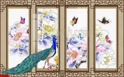 Tải file File gốc in tranh tổng hợp tường nền K87406 (gốc) chủ đề tâm linh