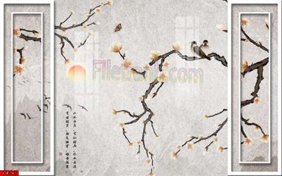 File PSD File gốc in tranh tổng hợp tường nền K87410 (bản gốc) dễ dàng edit