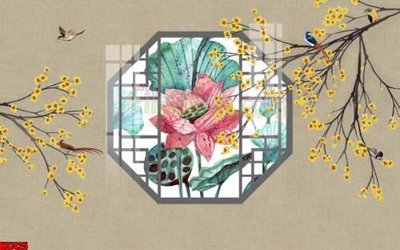 File in ấn File gốc in tranh tổng hợp tường nền K87425 (bản gốc) sắc nét