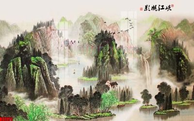 File in trần File gốc in tranh tổng hợp tường nền K87471 (file gốc) xuyên sáng