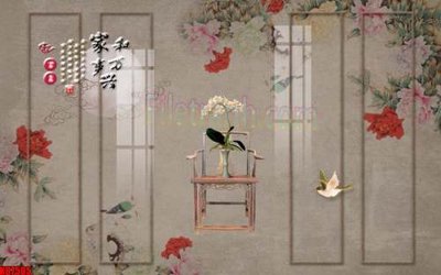 File tranh File gốc in tranh tổng hợp tường nền K87505 (gốc) chủ đề con người