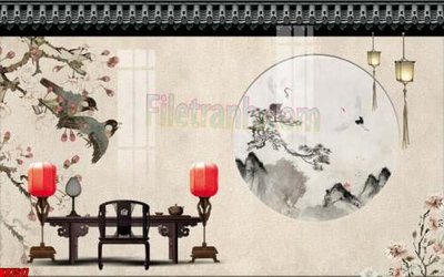 File gốc File gốc in tranh tổng hợp tường nền K87517 (in ấn) không giới hạn