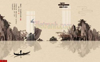 File PSD File gốc in tranh tổng hợp tường nền K87529 (chất lượng in ấn)