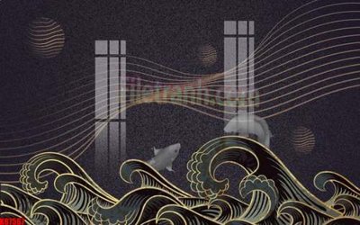 File gốc File gốc in tranh tổng hợp tường nền K87567 (cho in ấn) độc quyền