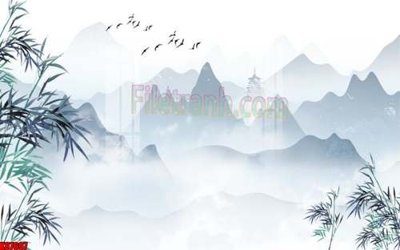 Ảnh gốc File gốc in tranh tổng hợp tường nền K87607 (siêu chi tiết) để in ấn