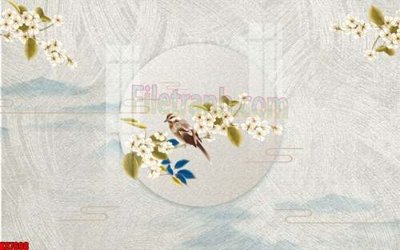 File tranh gốc File gốc in tranh tổng hợp tường nền K87608 (bản quyền) độc đáo