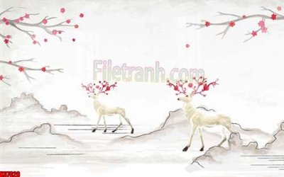 File in ấn chuyên nghiệp File gốc in tranh tổng hợp tường nền K87620 (file gốc)