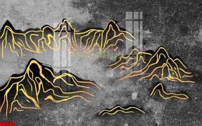 File PSD in ấn File gốc in tranh tổng hợp tường nền K87636 (chất lượng cao)