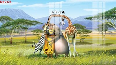 File in trần File gốc in tranh tổng hợp K8765 (bản gốc) hoa văn