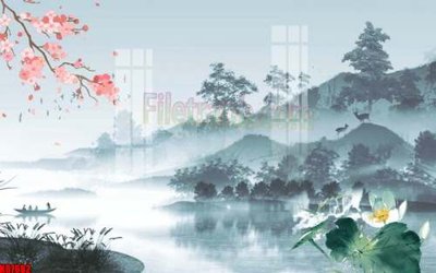 File gốc File gốc in tranh tổng hợp tường nền K87682 (thiết kế) cho in ấn