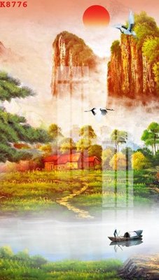 Tải file PSD File gốc in tranh tổng hợp K8776 (nguyên layer) để in