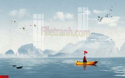 Tải file File gốc in tranh tổng hợp tường nền K87762 (PSD) cho in tranh 3D