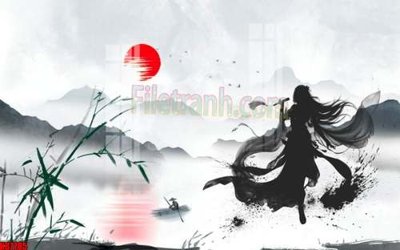 Download file File gốc in tranh tổng hợp tường nền K87785 (gốc) in mica đèn LED