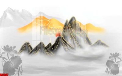 File tranh File gốc in tranh tổng hợp tường nền K87807 (file gốc) chuẩn màu in