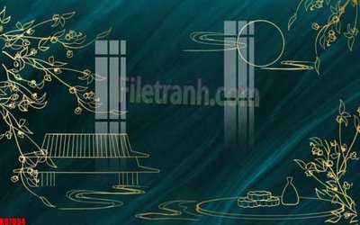 Download file File gốc in tranh tổng hợp tường nền K87854 (gốc) in mica bàn thờ