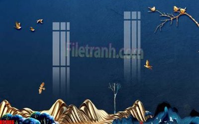 File PSD File gốc in tranh tổng hợp tường nền K87866 (gốc) cho designer