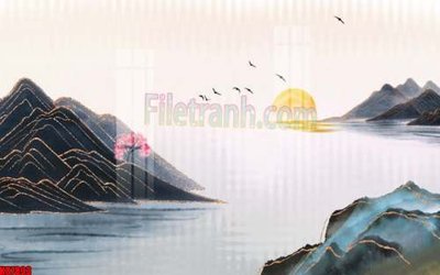 Download file gốc File gốc in tranh tổng hợp tường nền K87893 (dùng cho in ấn)