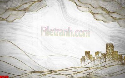 File tranh File gốc in tranh tổng hợp tường nền K87916 (bản gốc) in lụa 3D