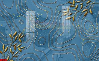 File PSD in ấn File gốc in tranh tổng hợp tường nền K87920 (chất lượng cao)