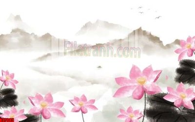 File tranh File gốc in tranh tổng hợp tường nền K87985 (ảnh gốc) in trần xuyên sáng