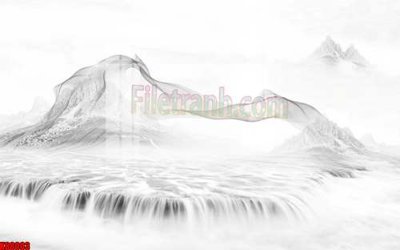 File gốc File gốc in tranh tổng hợp tường nền K88003 (in tráng gương) sang trọng