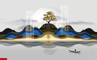 File PSD File gốc in tranh tổng hợp tường nền K88042 (nguyên bản) cho thiết kế