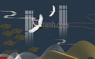 File in trần File gốc in tranh tổng hợp tường nền K88049 (bản gốc) mây trời